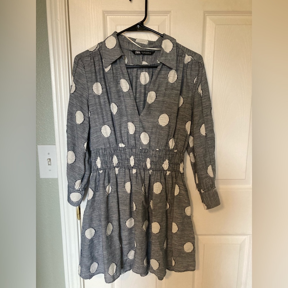 Zara polka dot mini dress. Size small.